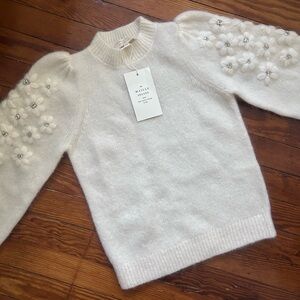 NWT Sezane Luke Jumper Ecru